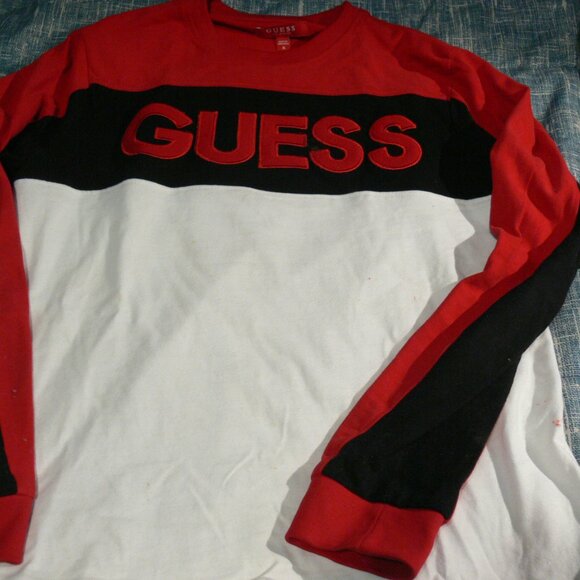 GUESS BRAND CREWNECK SWEATER MEDIUM - Picture 4 of 4